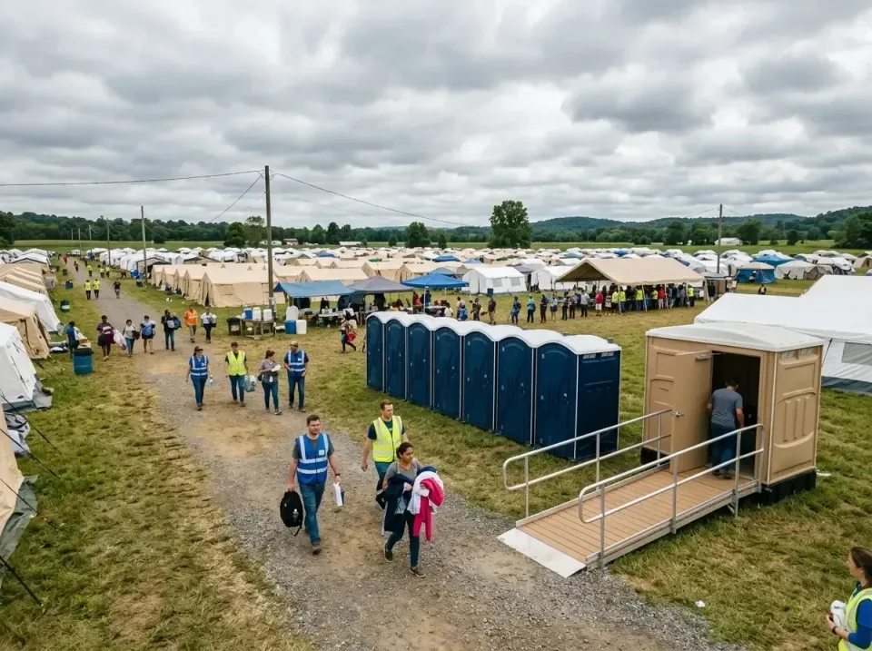 disaster-relief-camp-restrooms-010 — frequently asked questions, Dumpster & Portable Bathrooms Rental in Arlington, WA